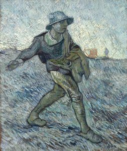 Såmannen efter hirs, 1890. av Vincent van Gogh