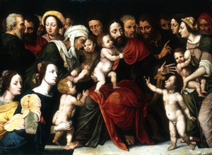 Jesus med de små barnen, c1559-1589