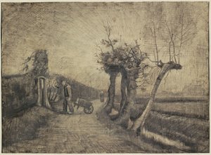 Vägen bakom prästgården i Nuenen av Vincent van Gogh (signed by artist)