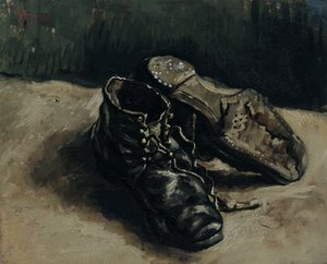 Ett par skor, 1886 av Vincent van Gogh