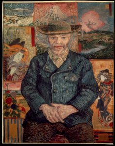 Porträtt av Pere Tanguy av Vincent van Gogh