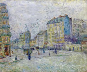 Boulevard de Clichy - peinture av Vincent Van Gogh (1853-1890) - Olja på duk 1887 - Van Gogh-museet, Amsterdam av Vincent van Gogh