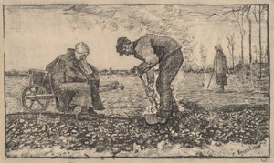 Brinnande ogräs av Vincent van Gogh