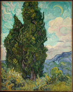 Cypresser av Vincent van Gogh