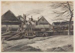 Fabrik i Haag av Vincent van Gogh