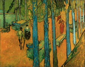 Fallande höstlöv (Les Alyscamps) av Vincent van Gogh
