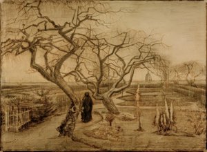 Trädgården på vintern av Vincent van Gogh