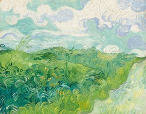 Gröna vetefält, Auvers av Vincent van Gogh