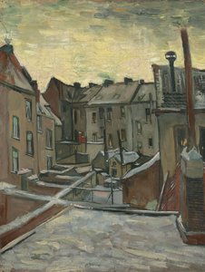 Hus sett från baksidan av Vincent van Gogh