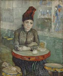 I caféet. Agostina Segatori i Le tambourin, 1887-1888 av Vincent van Gogh