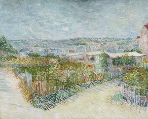 Montmartre: bakom Moulin de la Galette av Vincent van Gogh