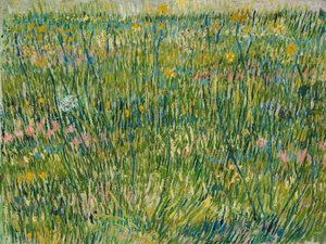 Gräsfläck, april-juni 1887 (olja på duk) av Vincent van Gogh