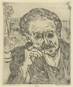 Porträtt av Dr Gachet av Vincent van Gogh
