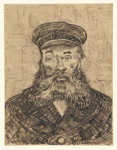 Porträtt av Joseph Roulin av Vincent van Gogh