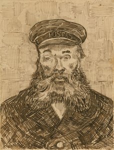 Porträtt av Joseph Roulin av Vincent van Gogh