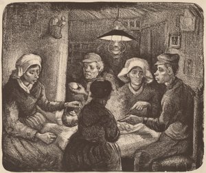 Potatisätare, 1885. av Vincent van Gogh