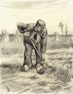 Potatissamlare, 1885 av Vincent van Gogh