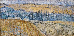 Regn - Auvers av Vincent van Gogh