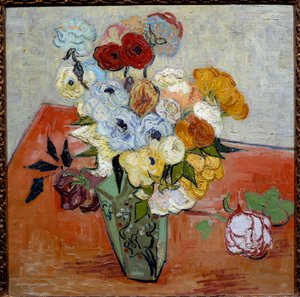 Rosor och anemoner av Vincent van Gogh