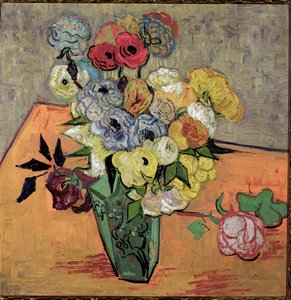 Rosor och anemoner av Vincent van Gogh