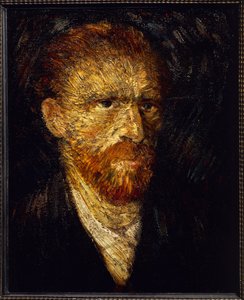 Självporträtt (olja på duk av Vincent van Gogh