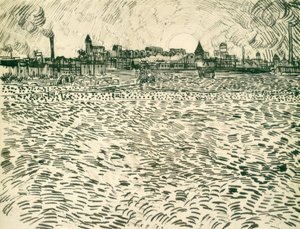 Sommarkväll nära Arles av Vincent van Gogh