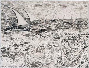 Bränning av Vincent van Gogh