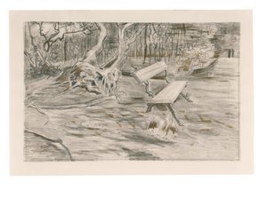 Bänken, 1882 av Vincent van Gogh