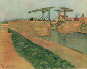 Drawbridge, mars 1888, 1947. av Vincent van Gogh