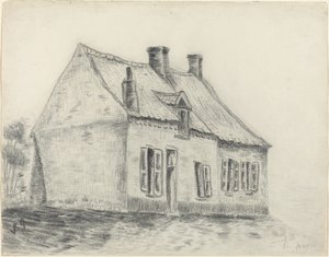 Magrothuset, Cuesmes, ca. 18791880. av Vincent van Gogh