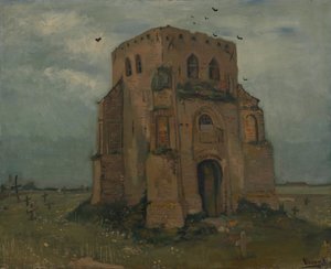 Gamla kyrktornet i Nuenen av Vincent van Gogh