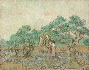 Olivträdgården, 1889. av Vincent van Gogh