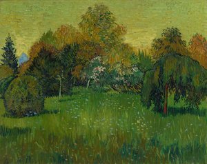 Poetens trädgård, 1888. av Vincent van Gogh