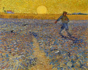 The Sower, ca 1888 (olja på duk) av Vincent van Gogh