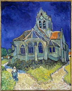 Kyrkan i Auvers-sur-Oise av Vincent van Gogh