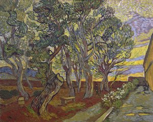 Trädgården vid Saint-Paul-sjukhuset av Vincent van Gogh