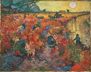Den röda vingården vid Arles av Vincent van Gogh