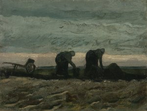 Två kvinnor på heden av Vincent van Gogh
