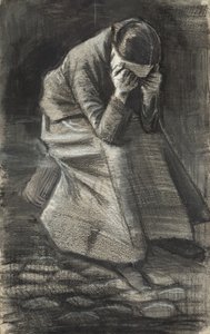 Gråtande kvinna, 1883 av Vincent van Gogh