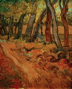 Stig i sanatoriets trädgård av Vincent van Gogh