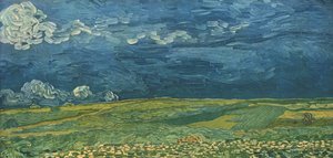 Wheatfields under Thunderclouds, juli 1890, 1947. av Vincent van Gogh