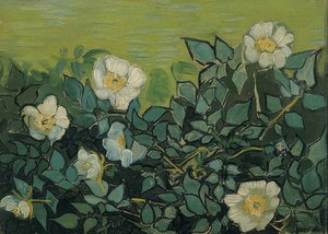Wildrosen. 1889 av Vincent van Gogh