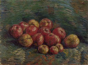 Äpplen. 1887 av Vincent van Gogh