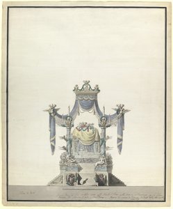 Katafal för kejsarinnan Katarina den stora 1729-1796, 1796