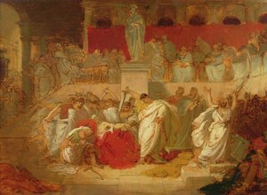 Caesars död