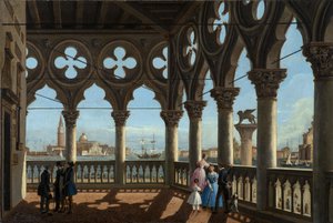 Venedig - Dogepalatsets loggia par Chilone, Vincenzo