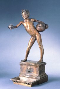 vattenbärare, av Vincenzo Gemito (1852-1929), brons, 25 cm