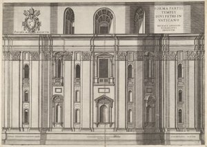 Mirror of Roman Magnificence: St. Peters, 1564. av Vincenzo Luchino