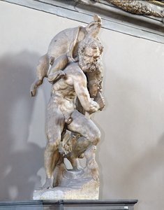 Herkules arbete, Salone dei Cinquecento (marmor)