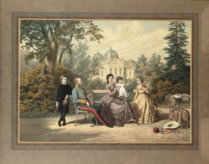 Kejsarfamiljen i Gödöllo, 1871.